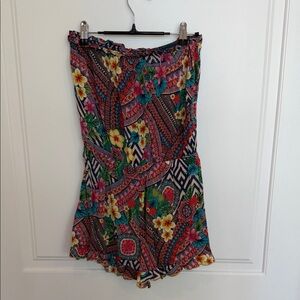 Luli Fama Multicolor Floral Romper